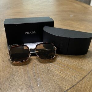 Prada Men's Brown Sunglasses